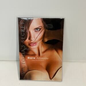 Victoria's Secret Bare Attitudes Clear Bra Straps. 3 Pieces. Black and white